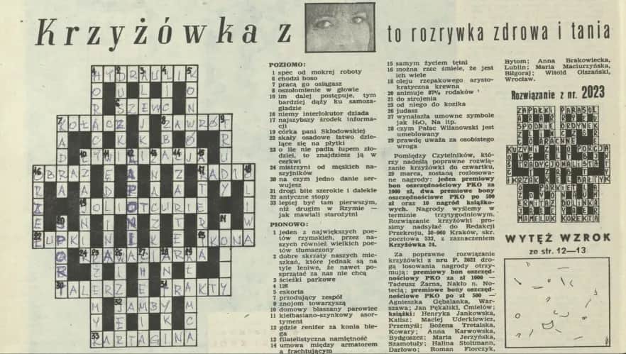 Jakie hasło kryje się pod drobnym rolnikiem w krzyżówce? Trafne odpowiedzi